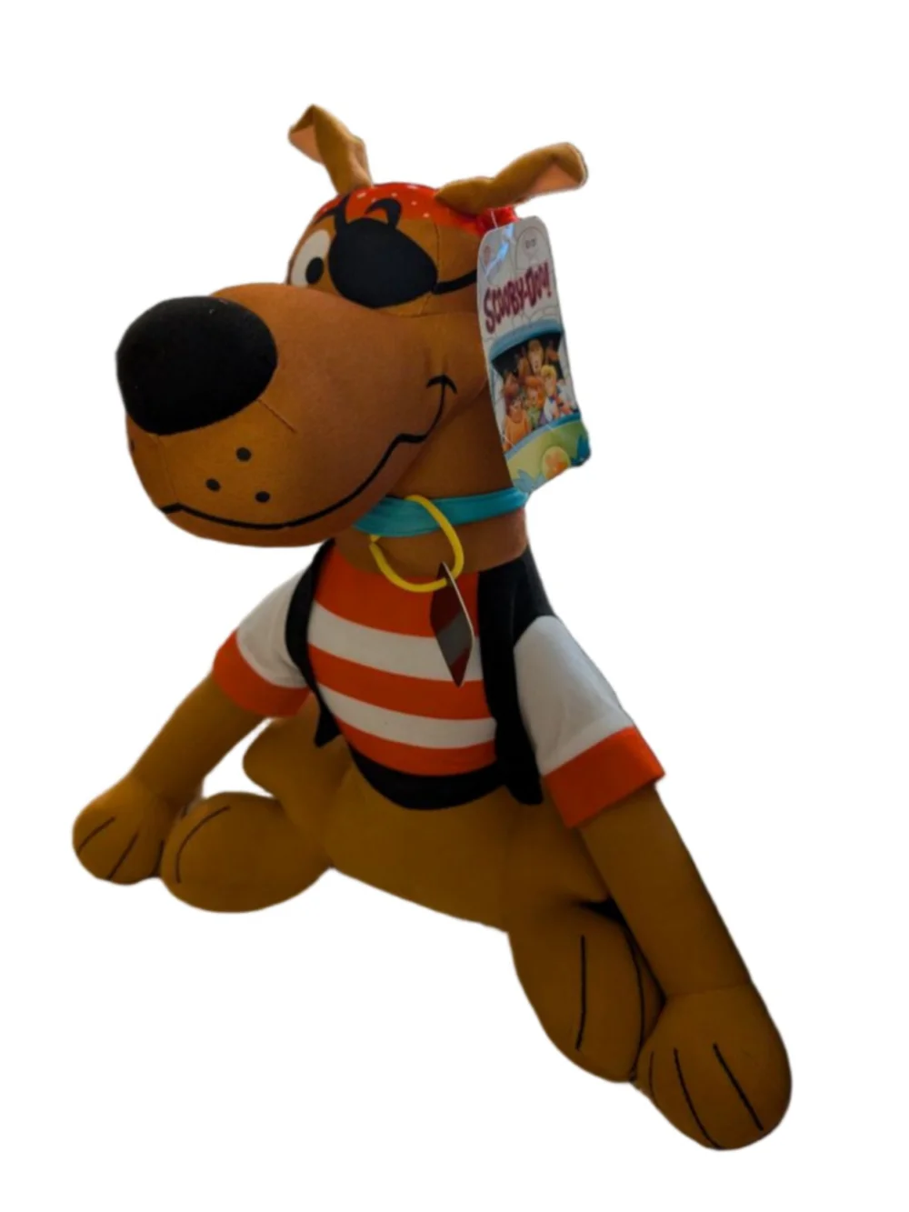 Scooby-Doo! Pirate Stuffed Animal One Size Brown Orange - Picture 4 of 7
